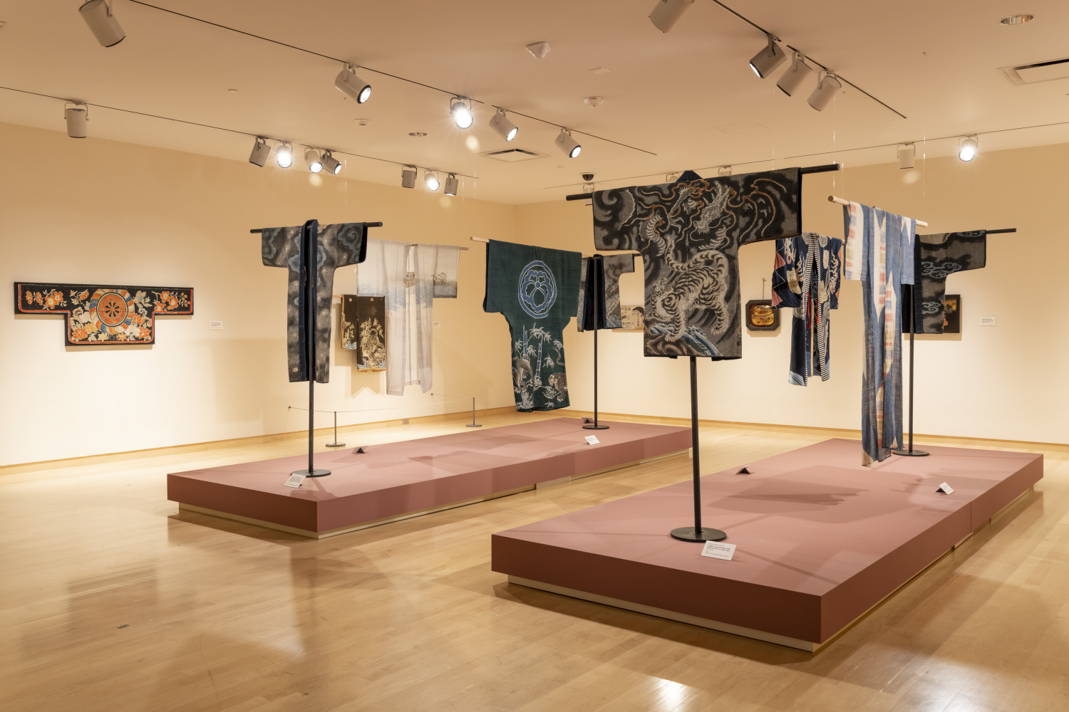 Installation view of Beauty and Function: Japanese Folk Art from the Mayro-Strelitz Collection, 2022, Phoenix Art Museum. Photo: Airi Katsuta.