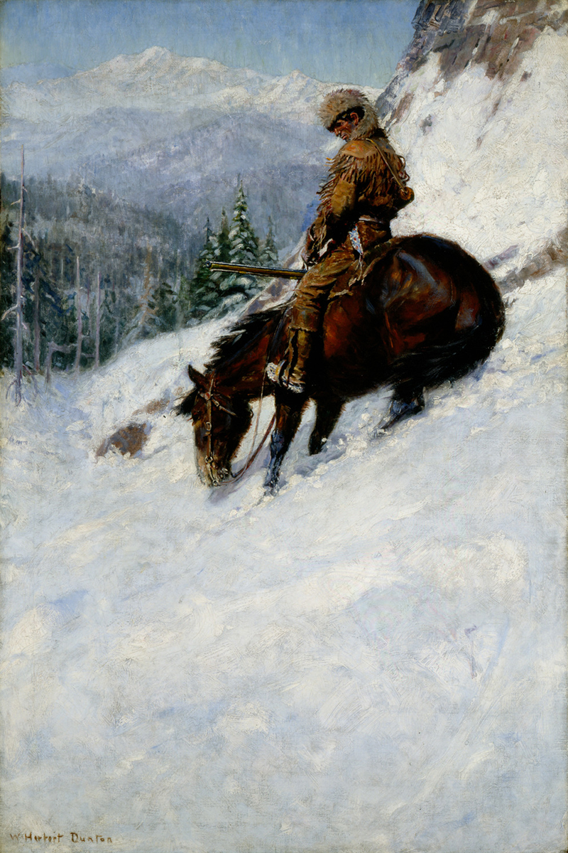 William Herbert Dunton, Mountain Man (Hombre de la montaña), c. 1909. Oil on canvas. Collection of Phoenix Art Museum. Gift of Mr. and Mrs. Read Mullan.