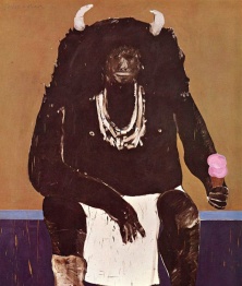 Fritz Scholder, Super Indian No. 2, 1971