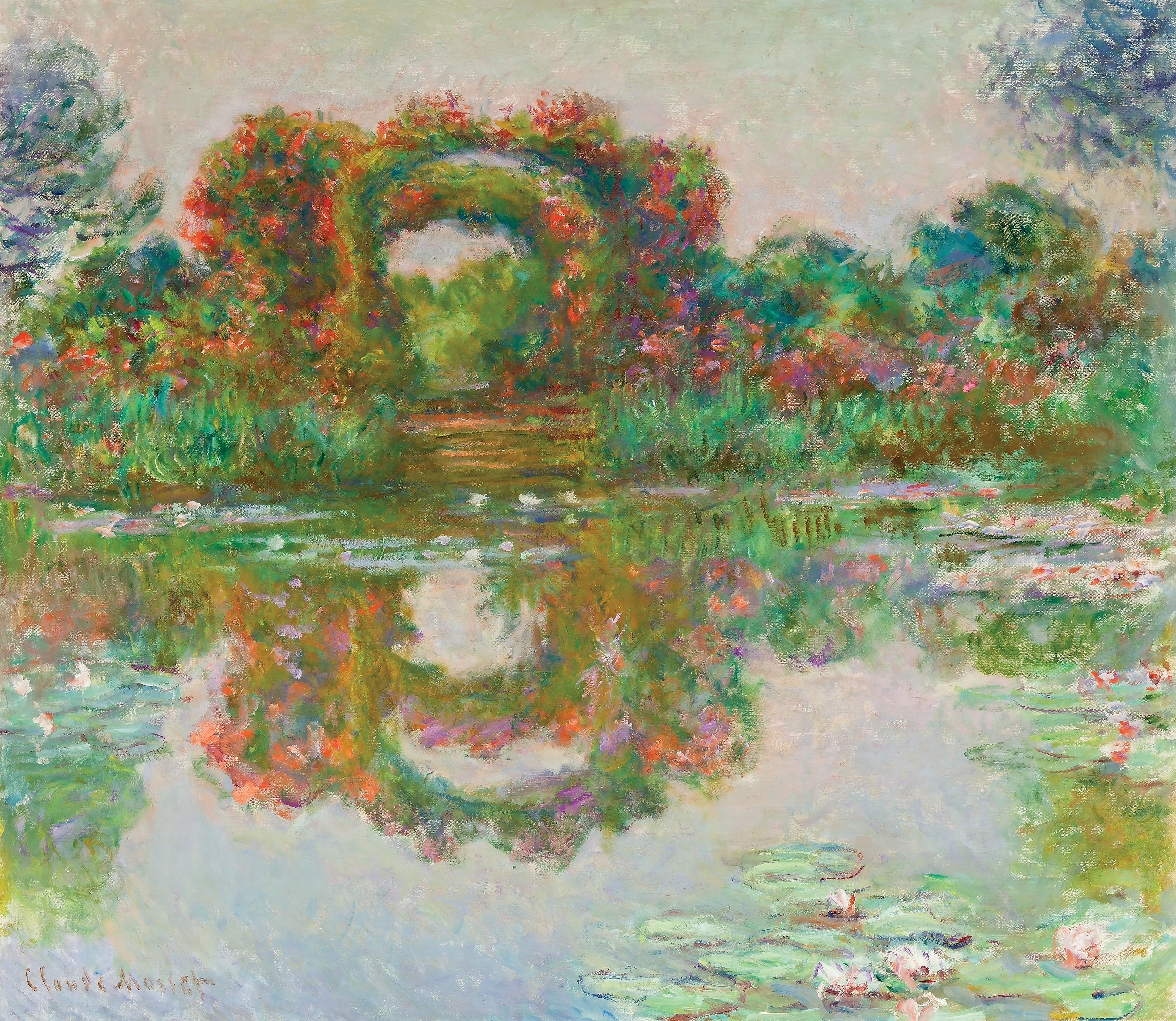 Claude Monet, Les arceaux fleuris, Giverny (Flowering Arches, Giverny), 1913. Oil on canvas. Collection Phoenix Art Museum. Gift of Mr. and Mrs. Donald D. Harrington.