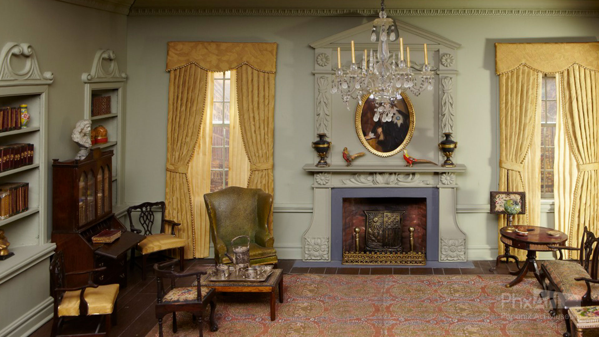 Narcissa Niblack Thorne, American Drawing Room, c. 1925, 20th century. Mixed media. Gift of Mrs. Judith Thorne Stanton.
