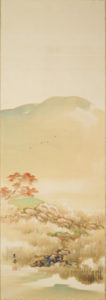 Yamamoto Shunkyo, Autumn Landscape (Paisaje de otoño), not dated. Ink and color on silk. Gift of Dr. Ju-hsi Chou.