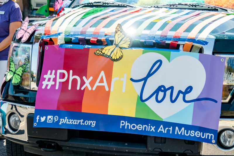 Phoenix Art Museum at the Phoenix Pride Parade