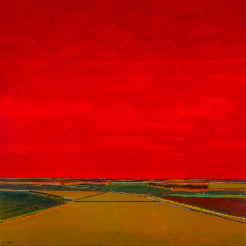 Mark Bowles, Summer Heat #13, 2011. Acrylic on canvas. Gift of the artist and Mark and Kathleen Sublette