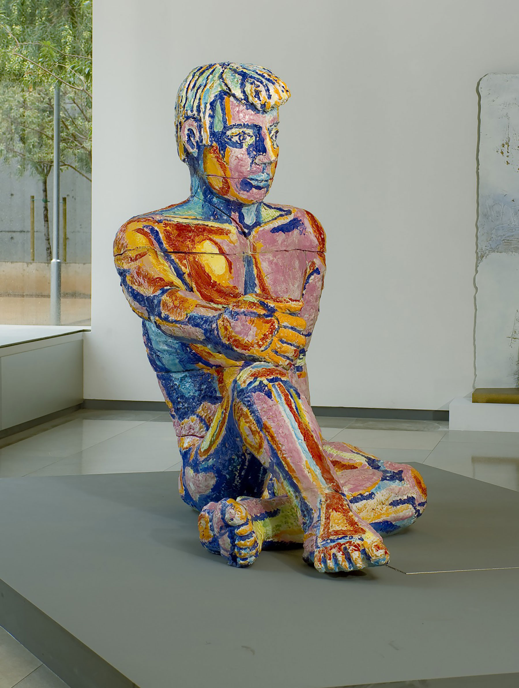 Viola Frey, Nude Man, 1989. Glazed ceramic. Gift of Stéphane Janssen in honor of the Museum's 50th Anniversary. © 2020 Artists Rights Society (ARS), New York.
