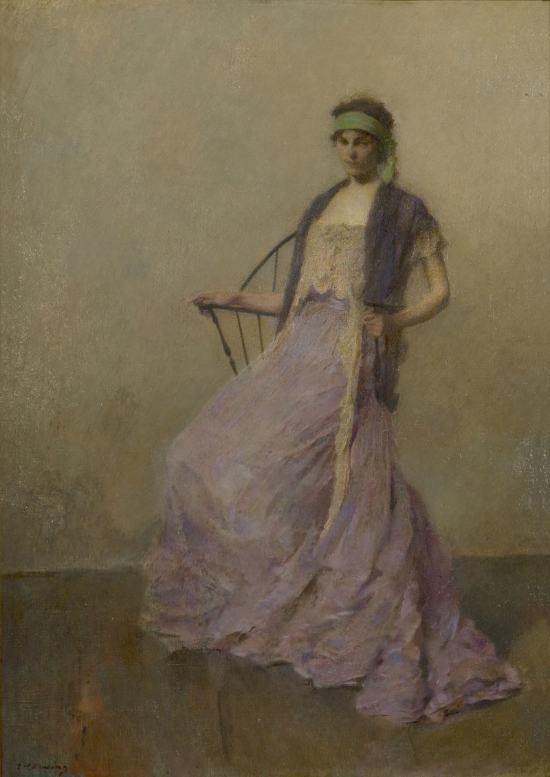 Thomas Wilmer Dewing, Iris, 1912. Oil on canvas. Gift of Mr. and Mrs. Walter R. Bimson.