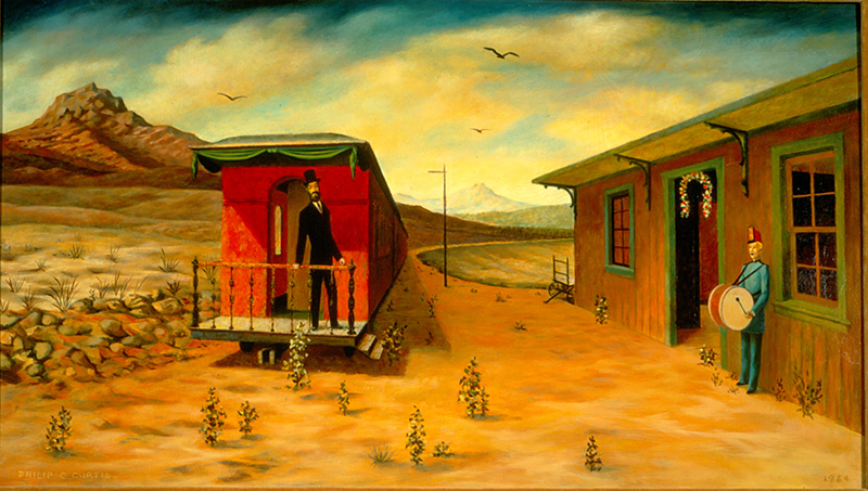 Philip C. Curtis, The Last Campaign (La última campaña), 1964. Oil on board. Gift of Mrs. Clare Boothe Luce.
