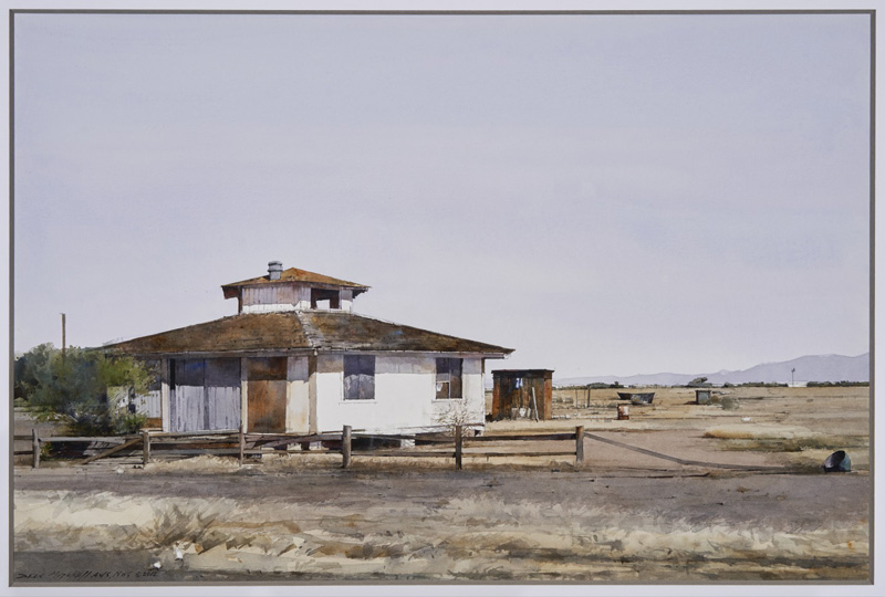 Dean Mitchell, Pima Relic, 2012. Watercolor. Museum purchase with funds provided by Western Art Associates, J.M. Kaplan Fund, New York, and Men's Arts Council.