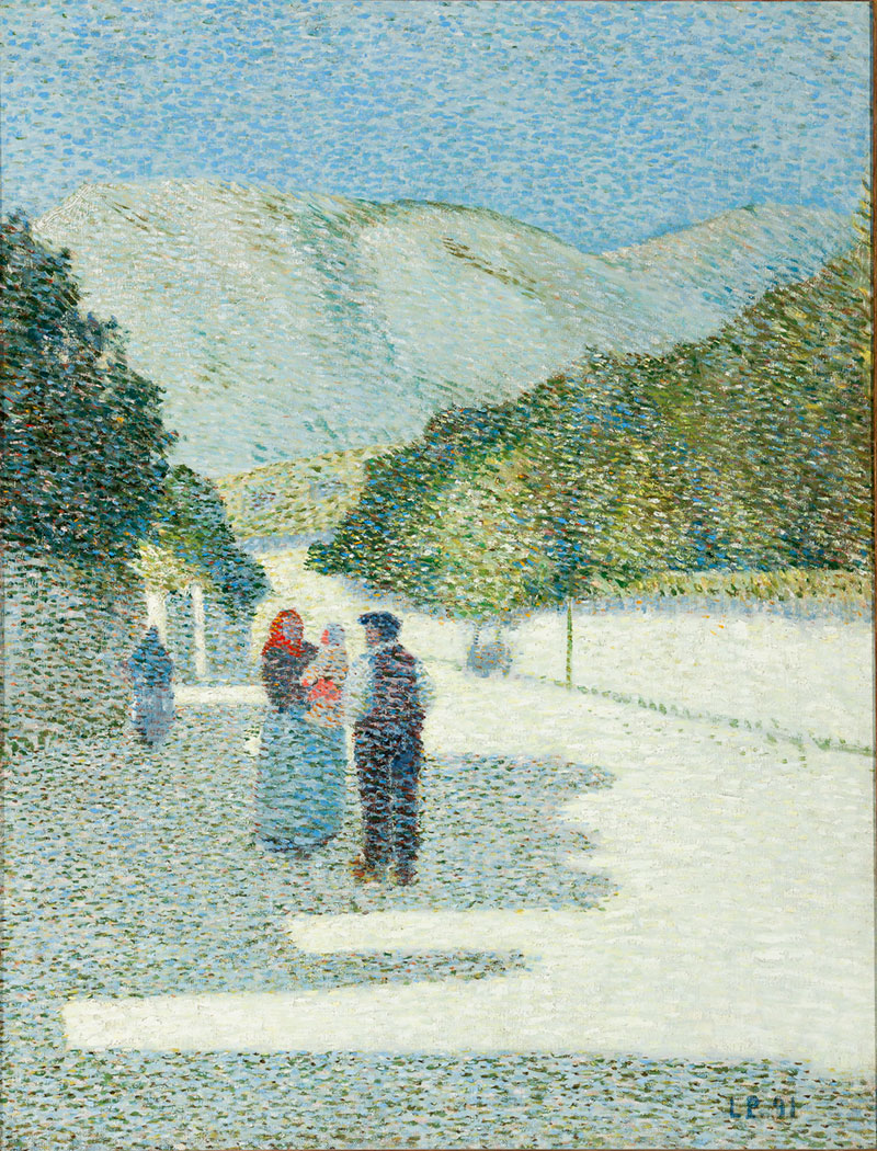 Léon Pourtau, Paysage Provençal (Paisaje provenzal), 1891. Oil on canvas. Gift of Friends of European Art.