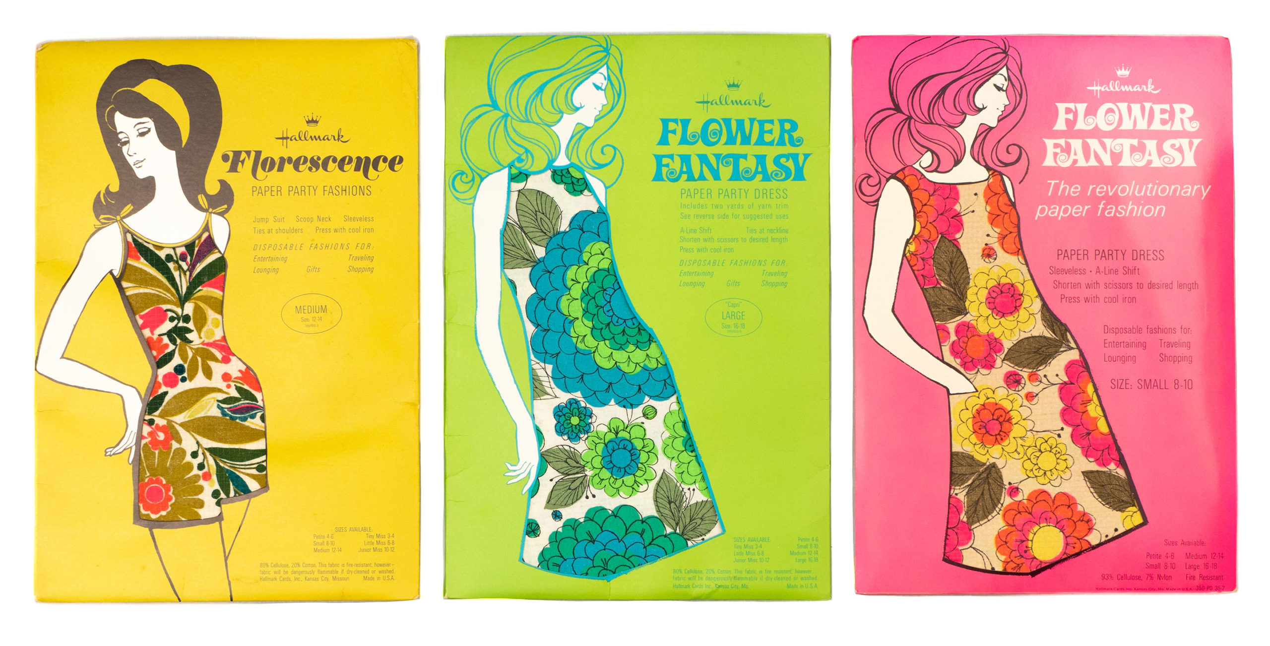 Hallmark, Rompers, c. 1967. Printed 80% Cellulose and 20% cotton paper. Collection of Phoenix Art Museum, Promised gift of Kelly Ellman. Image © Phoenix Art Museum.