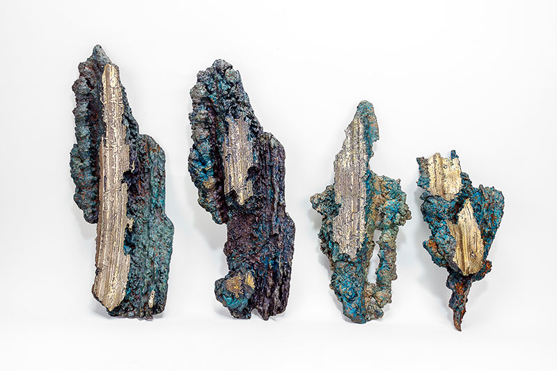 Daniel Mariotti, Sequence of Deterioration, 2020. Bronze. Courtesy of the artist.