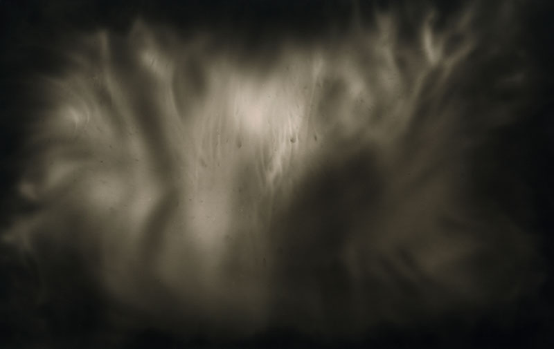 Daniel Mariotti, Storm 1, 2015. Refractograph photogram. Taken from the Respite series. Courtesy of the artist.