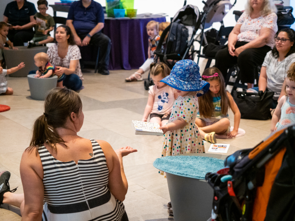 Storytime in the Galleries and Garden