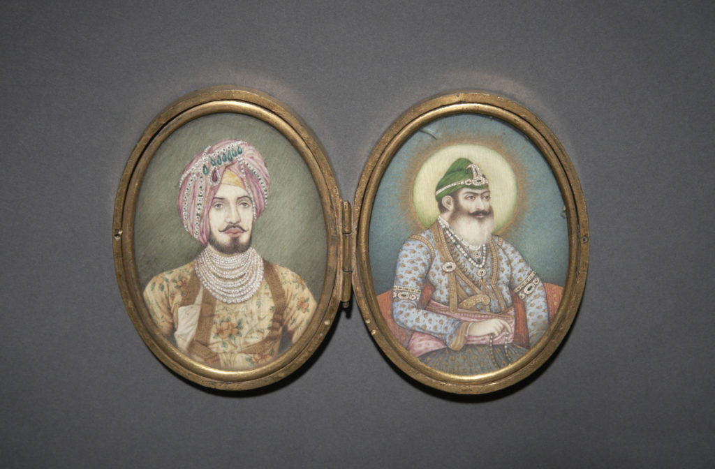 Unknown, Depictions of Maharajah Rajinder Singh (1870-1900) (left) of the former kingdom of Kapurthala and his Prince the Maharajah, 19th century. The Khanuja Family.
