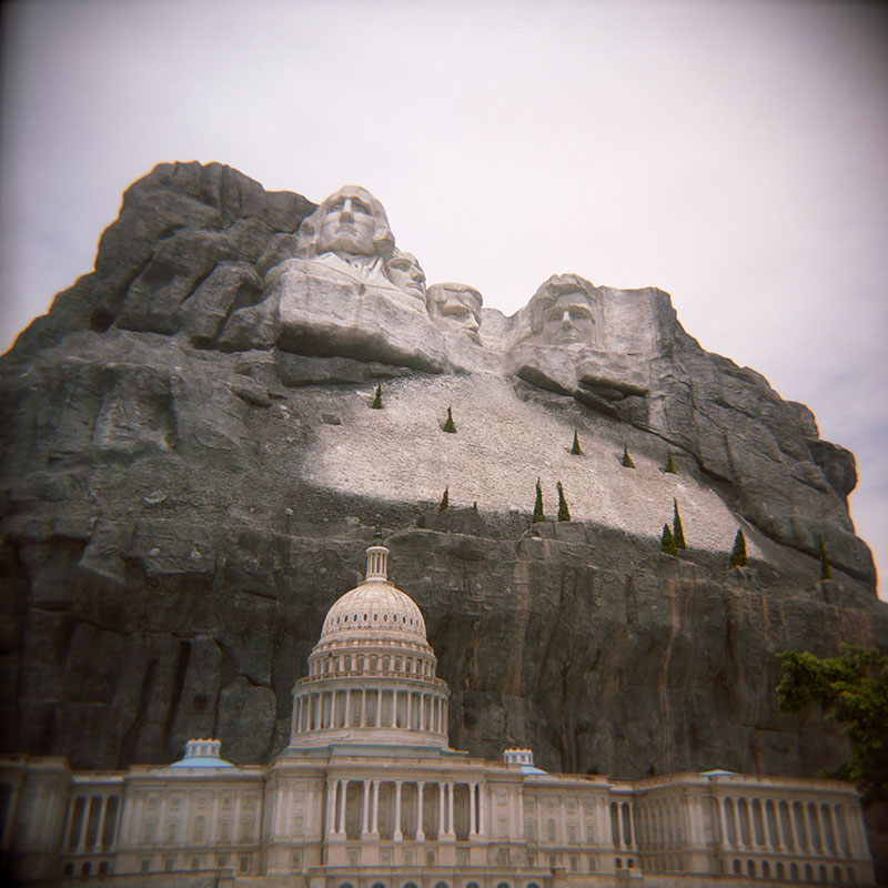 Ernie Button, Capitol Mount Rushmore, 2012. Archival pigment prints. Courtesy of the artist.