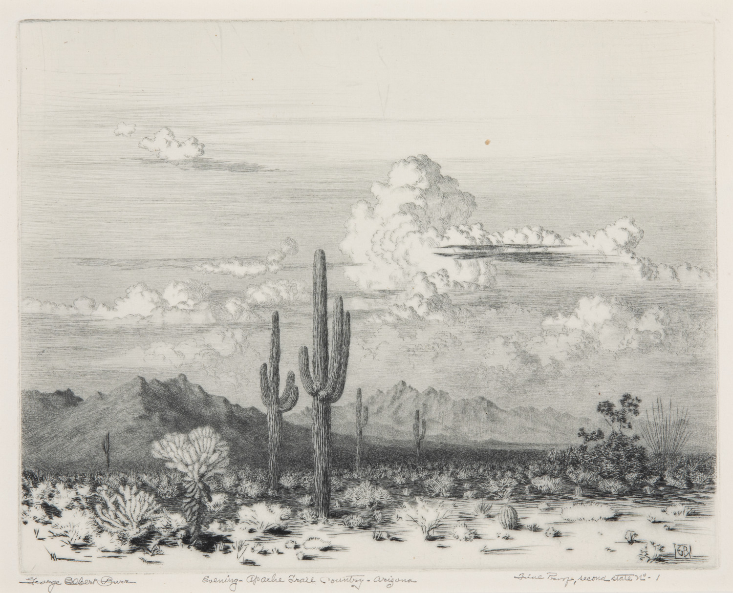 George Elbert Burr: The Desert Etchings