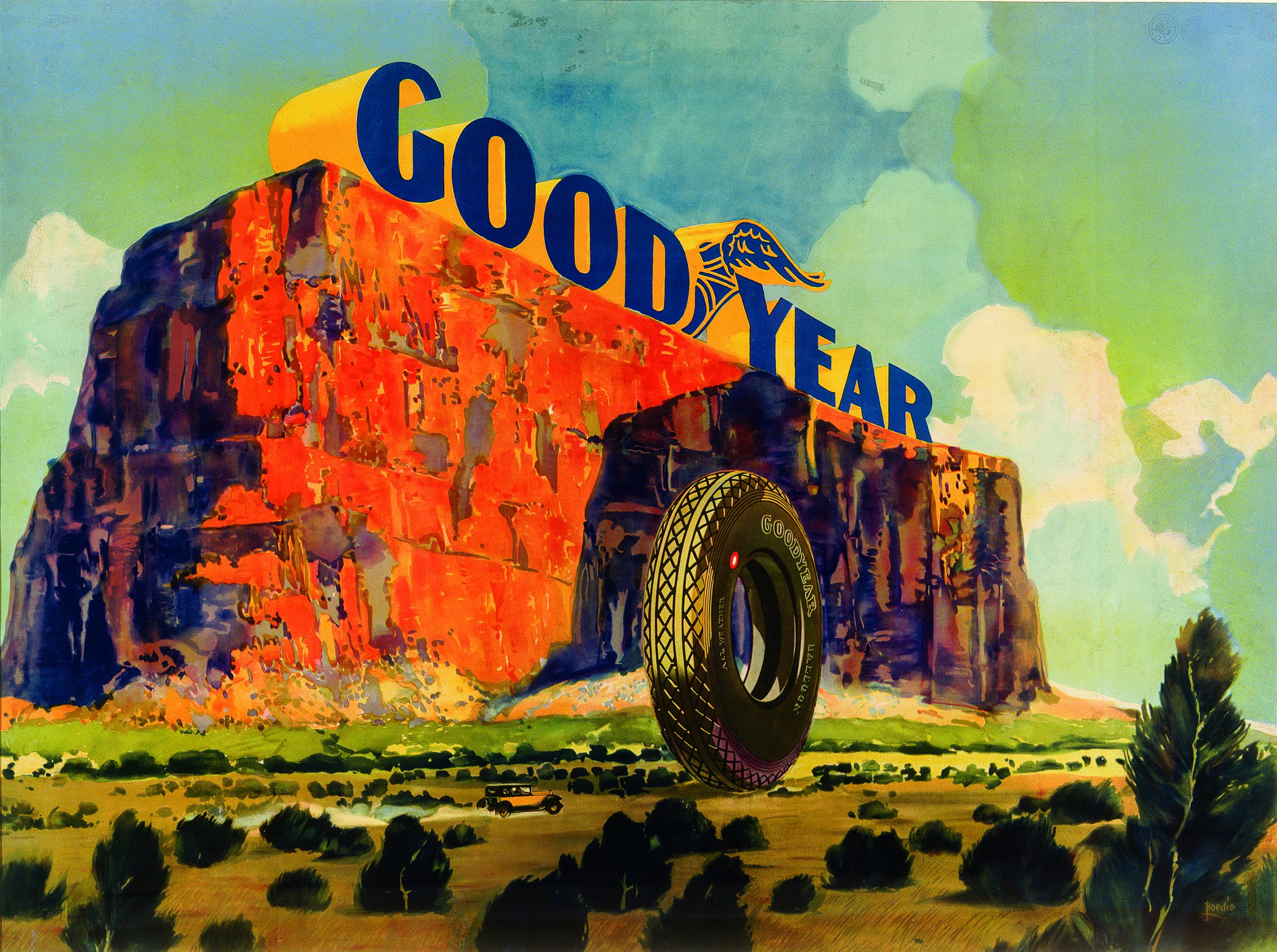 Modern Treads: The Discount Tire Poster Collection
