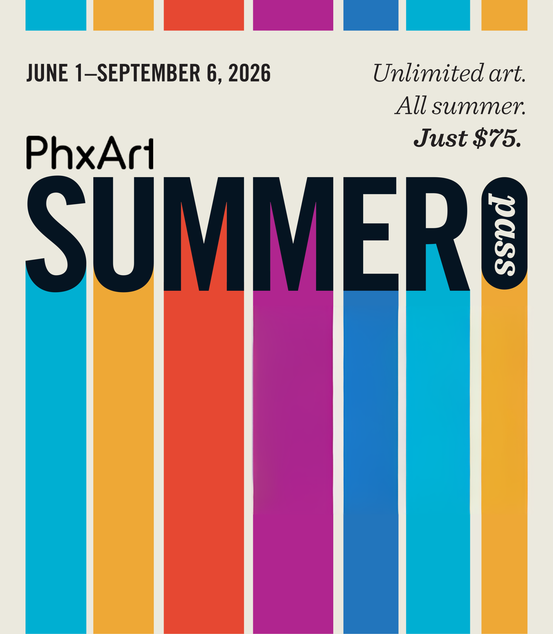 【稀少】BIGOLive ACCESSPASS Summer Access Pass - Phoenix Art Museum